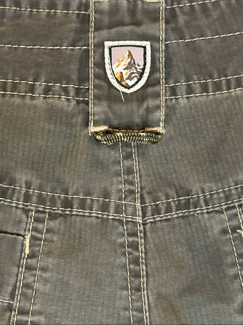 Kühl Brand Cargo Shorts in Olive Green
